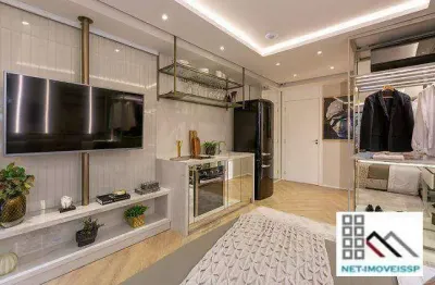 Studio 1 dormitórios (29m²), 1 dormitório, terraço. ao lado da puc-sp, campus monte alegre