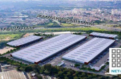 Galpão – centro logístico (16.822,6m²). localização estratégica das rodovias fernão dias com a presidente dutra
