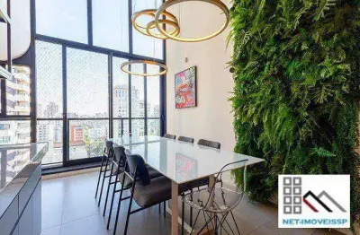 Apartamento 2 dormitórios (115m²), 2 suítes, totalmente reformado, sacada, 2 vagas. próximo do shopping vila olímpia