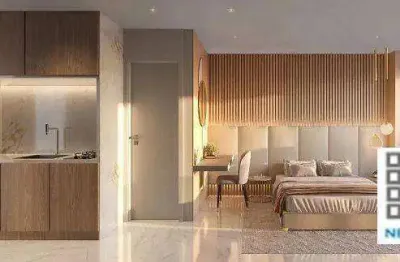 Studio 1 dormitório (33,30m²), terraço. entre as estações paraiso e ana rosa