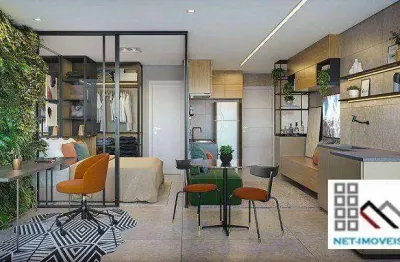 Studio 1 dormitório (38m²), 1 banheiro, terraço. em frente da estação vila madalena