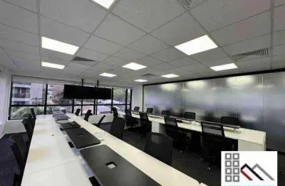 Aluga prédio comercial monousuário (3000m²), 32 banheiros, mobiliado, 40 vagas. próximo do shopping ibirapuera