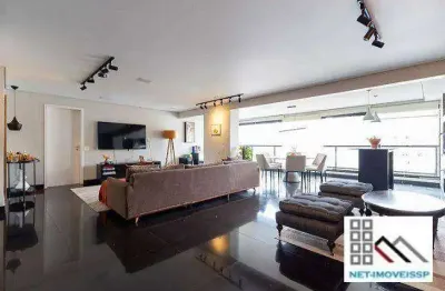 Vende apartamento 3 dormitórios (167m²), 3 suítes, 3 vagas, varanda. próximo do shopping morumbi