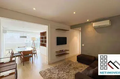 Apartamento 1 dormitório (80m²), 1 suíte, 1 vaga, terraço, mobiliado. na juscelino e ao lado shopping jk