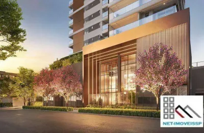 Vende apartamento 3 dormitórios (110m²), 1 suíte, varanda, 2 vagas. próximo da estação brooklin do metrô