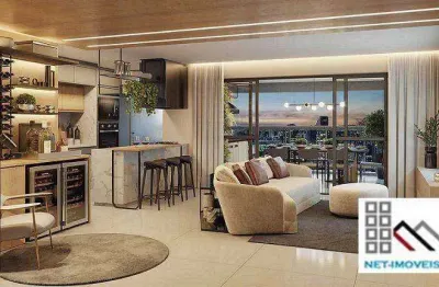 APARTAMENTO 3 DORMITÓRIOS (107,87m²), 1 SUÍTE, VARANDA GOURMET, 2 VAGAS. EXCLUSIVO, ART E DESIGN INTERNACIONAL