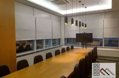 Conjunto comercial (304,62m²), 4 banheiros, 9 vagas. ao lado do shopping morumbi