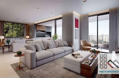 Apartamento 3 dorms (158m²), 3 suites, 3 vagas, terraço gourmet. próximo ao shopping morumbi