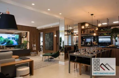 Apartamento 3 dormitórios (113m²), 3 suítes, 3 vagas, terraço gourmet. a 700 metros da estação vila mariana