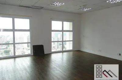 Conjunto comercial duplex (120m²), 2 banheiros, 2 vagas, terraço. ao lado do shopping morumbi