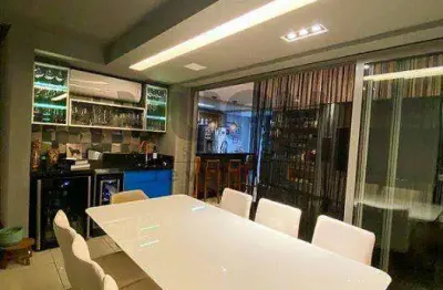 Apto 3  dorms (128m²), 1 suite, mobiliado, 2 vagas, varanda. próximo da estação campo belo do metrô