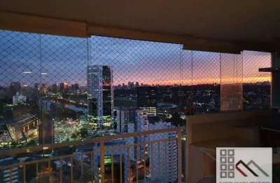 Apartamento 2 dormitórios (77m²), 2 suítes, mobiliado, terraço, 1 vaga. more a poucos metros da estação faria lima