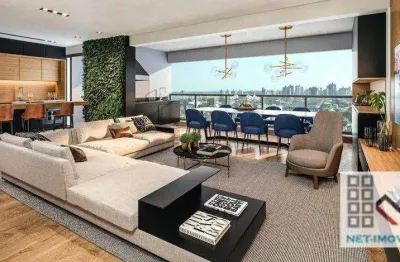 Apartamento 3 dormitórios (100m²), 1 suíte, varanda gourmet, 2 vagas. próximo da estação brooklin do metrô