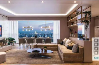 Apartamento 3 dormitórios (125m²), 3 suítes, varanda gourmet, 2 vagas. próximo da estação brooklin do metrô