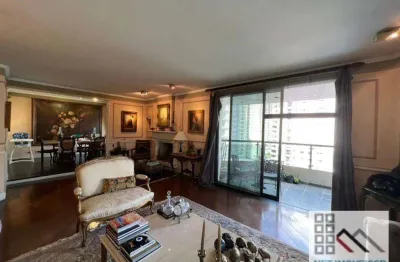 Apartamento 4 dormitórios (220m²), 3 suítes, 4 vagas, varanda. a poucos metros do shopping jk