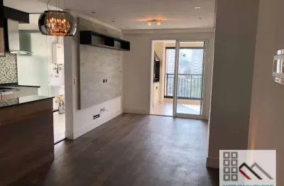 Apartamento 2 dormitórios (74m²), 1 suíte, varanda gourmet, 1 vaga
