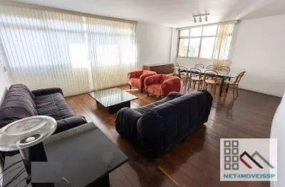 Apartamento 3 dormitórios (185m²), 1 suíte, 2 vagas. linda vista panorâmica para o vale do pacaembu