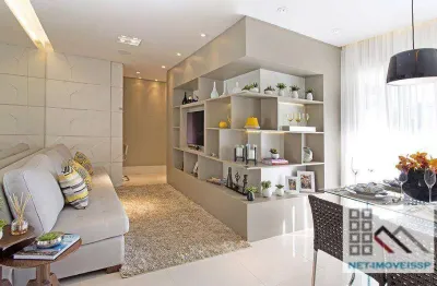 Apartamento 2 dormitórios (45,38m²), 1 vaga. terraço. próximo do shopping aricanduva