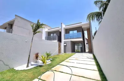 Casa nova em fortaleza a 1 min da edilson brasil – 3 suítes e varanda gourmet