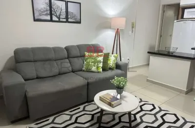 Lindo apartamento de 1 dormitório completo em mobília