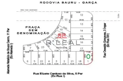 Terreno à venda no Parque Val de Palmas, Bauru 