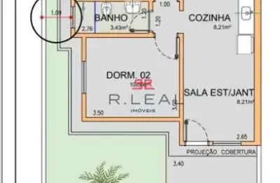 Casa com 2 quartos à venda no Residencial Parque Granja Cecília A, Bauru 