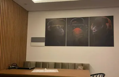 Apartamento  no jardins do éden  3 quartos sendo 1 suíte  guarda roupa planejado na suíte master e ar condicionado.