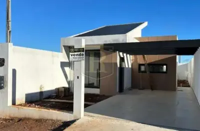 Casa para venda em guarapuava, bairru das cerejeiras, 3 dormitórios, 1 suíte, 1 banheiro, 1 vaga