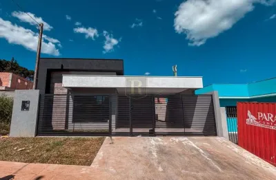 Casa para venda em guarapuava, boqueirão, 3 dormitórios, 1 suíte, 2 banheiros, 2 vagas
