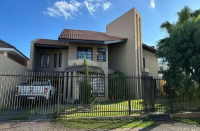 Sobrado para venda em guarapuava, trianon, 4 dormitórios, 1 suíte, 4 banheiros, 4 vagas