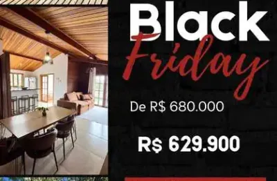 Casa estilo chácara em condomínio com 500 metros terreno e 200 metros construída