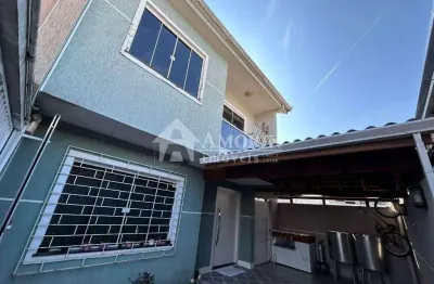 Sobrado com 3 dormitórios à venda, 130 m - fazendinha - curitiba pr