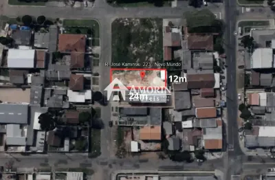 Terreno à venda, novo mundo, projeto de sobrados aprovado, curitiba - pr
