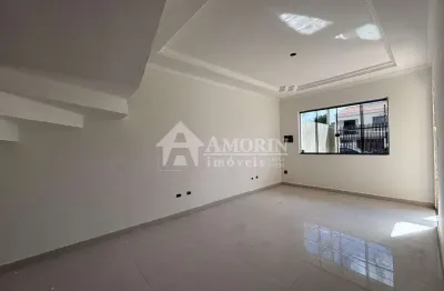 Sobrado com 122,88 m , 3 dormitórios  1 suite , sacada, aceita imóvel.