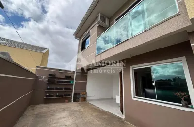 Sobrado em condomínio com 3 dormitórios sendo 1 suíte, 130m2- fazendinha- curitiba pr