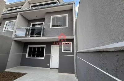 Sobrado à venda, com 140m², 3 dormitórios (1 suíte)- Fazendinha, Curitiba, PR