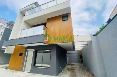 Sobrado novo à venda - 160m², 03 suítes - rua frei fabiano de cristo, jardim das américas ¦ residencial bruder - 5153