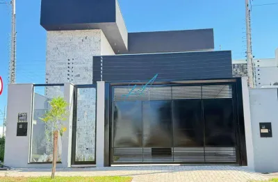 Casa à venda em maringá, bom jardim, com 3 suítes, com 138.59 m²