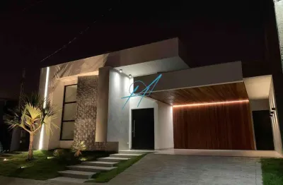 Casa à venda em maringá, chácaras aeroporto, com 3 suítes, com 255 m², ecogarden residence