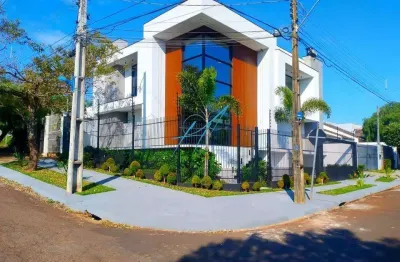 Sobrado à venda em maringá, jardim iguaçu, com 4 suítes, com 235 m²