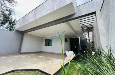 Casa à venda em maringá, jardim itália ii, com 3 quartos, com 138 m²