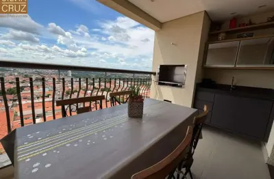Apartamento andar alto, 3 dormitórios, com sacada gourmet - impecável!