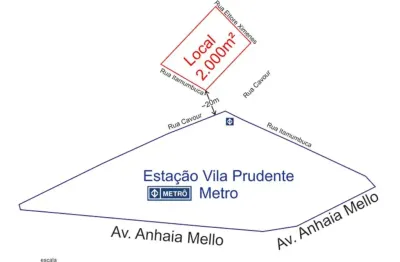 Terreno à venda na Rua Itamumbuca, Vila Prudente, São Paulo