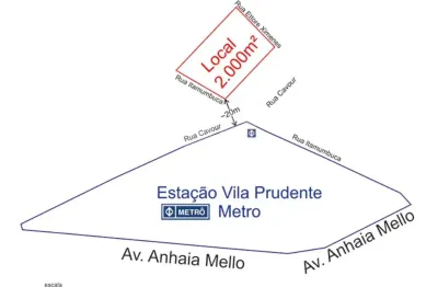 Terreno comercial à venda na Rua Itamumbuca, Vila Prudente, São Paulo