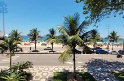 Apartamento garden à venda no leblon, frontal mar, 4 quartos, suíte, 2 vagas