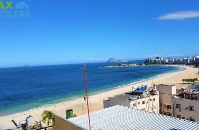 Cobertura à venda em copacabana, vista panorâmica, 4 quartos, suíte, 3 vagas