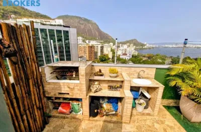 Apartamento com 3 quartos à venda na rua do humaitá, --, humaitá, rio de janeiro, 140 m2 por r$ 2.400.000