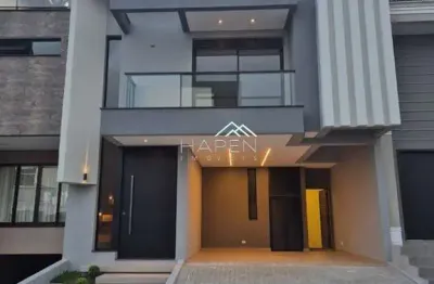 Casa em condomínio fechado com 3 quartos à venda na rua fernando de noronha, --, santa cândida, curitiba por r$ 1.320.000