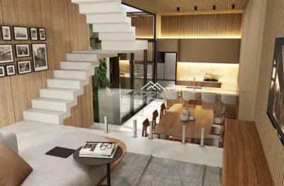 Casa em condomínio fechado com 3 quartos à venda na rua josé gava, --, pilarzinho, curitiba por r$ 829.000