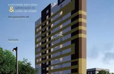 Apartamento com 1 quarto à venda na rua lourenço pinto, --, centro, curitiba por r$ 334.160